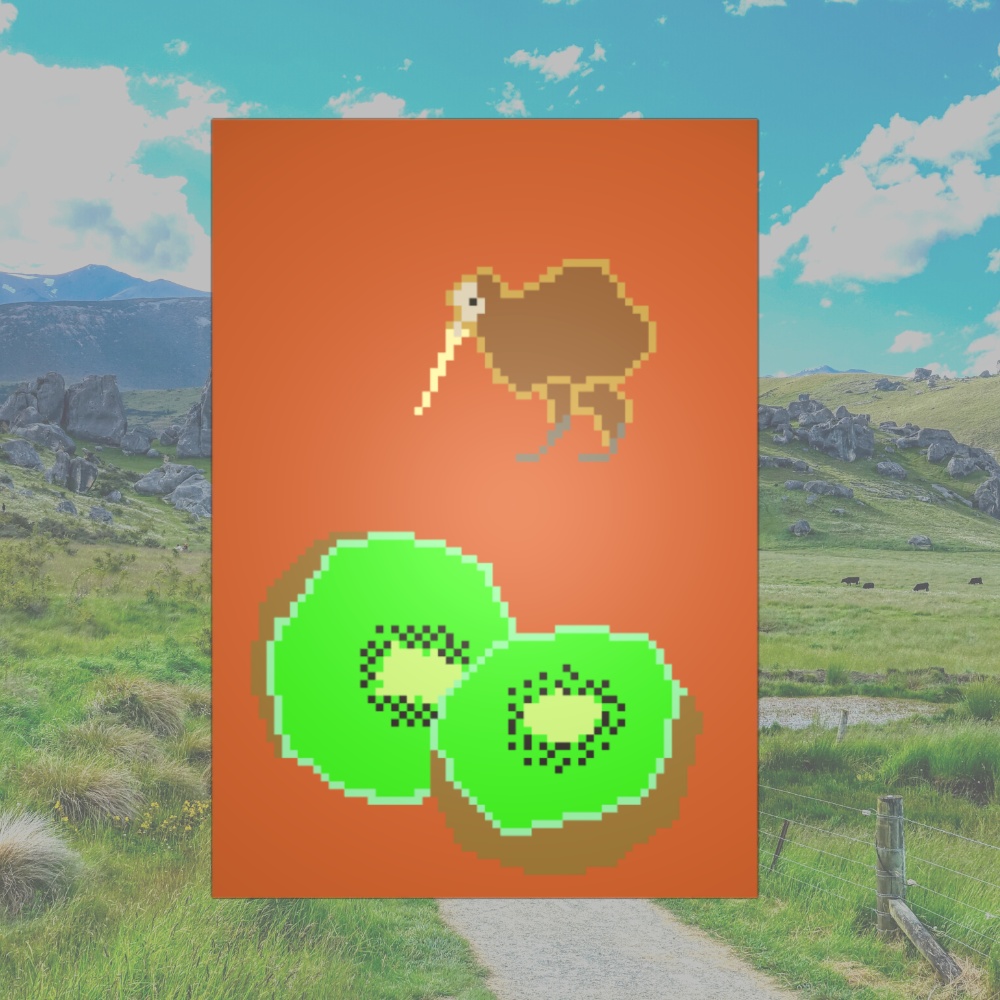 【VRChat想定】果物の絵 4点セット