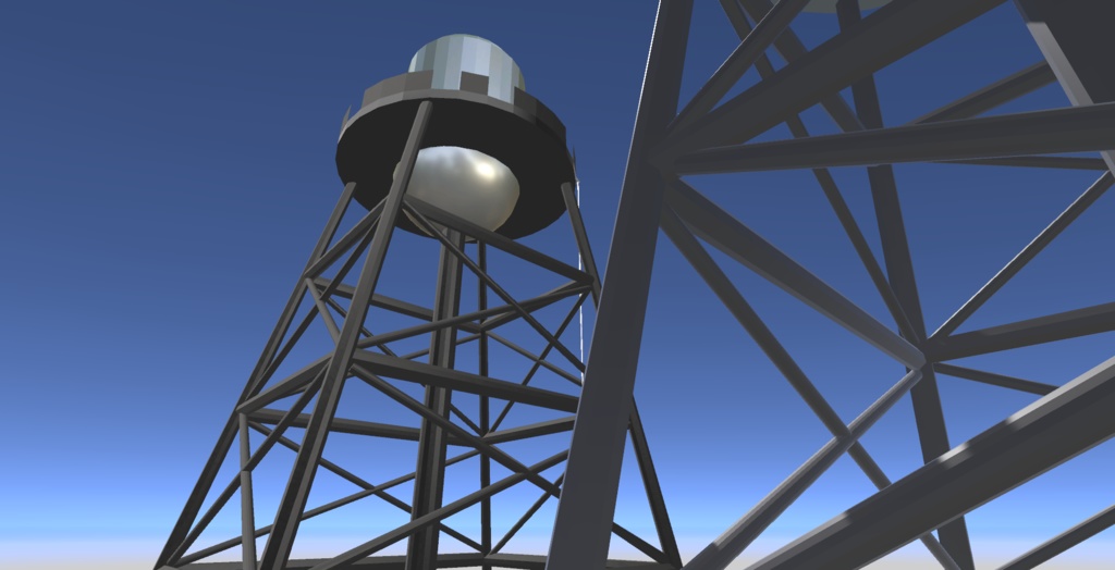 【VRChat想定】給水塔