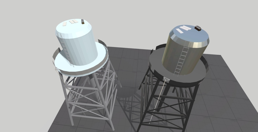 【VRChat想定】給水塔