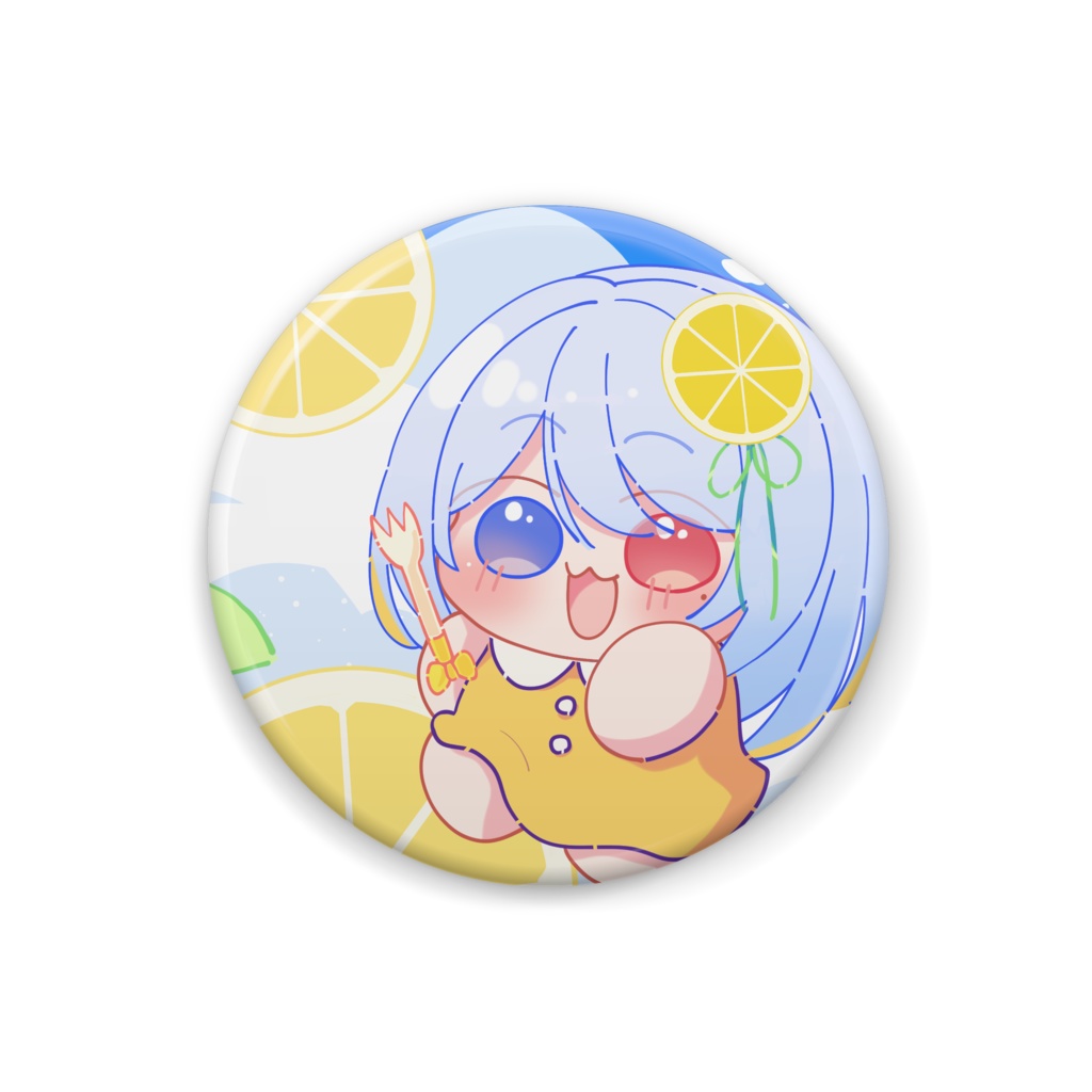 もちまりSUMMER缶バッジ