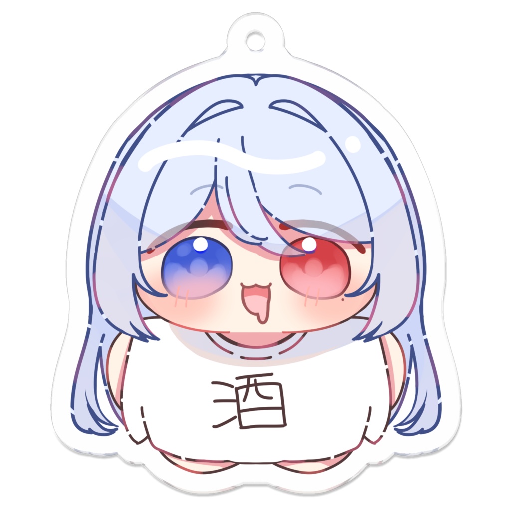 はらぺこもちまりアクリルキーホルダー