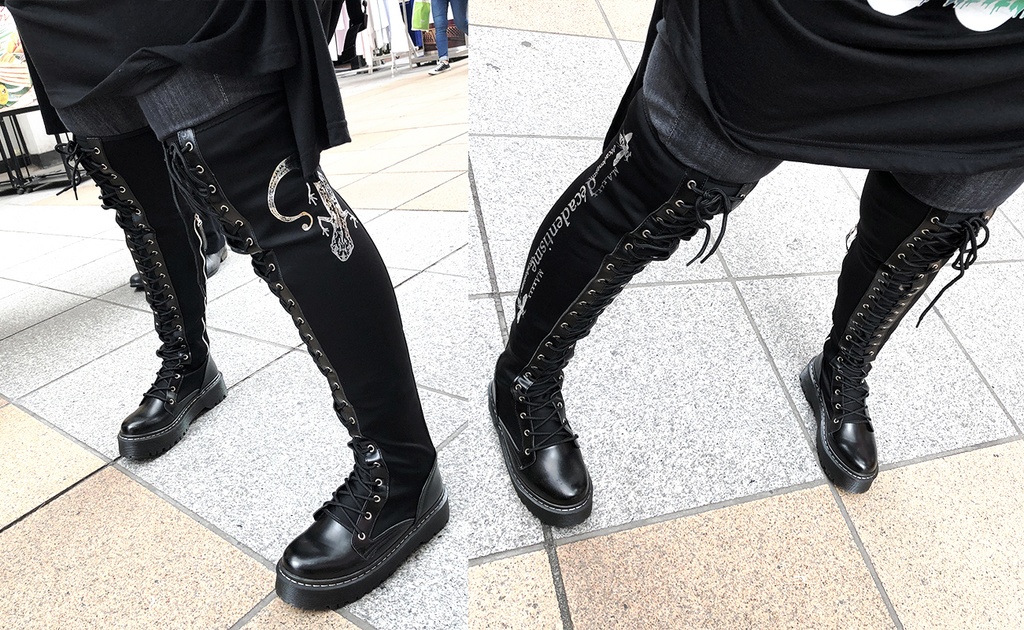 décadentismeニーハイロングブーツ