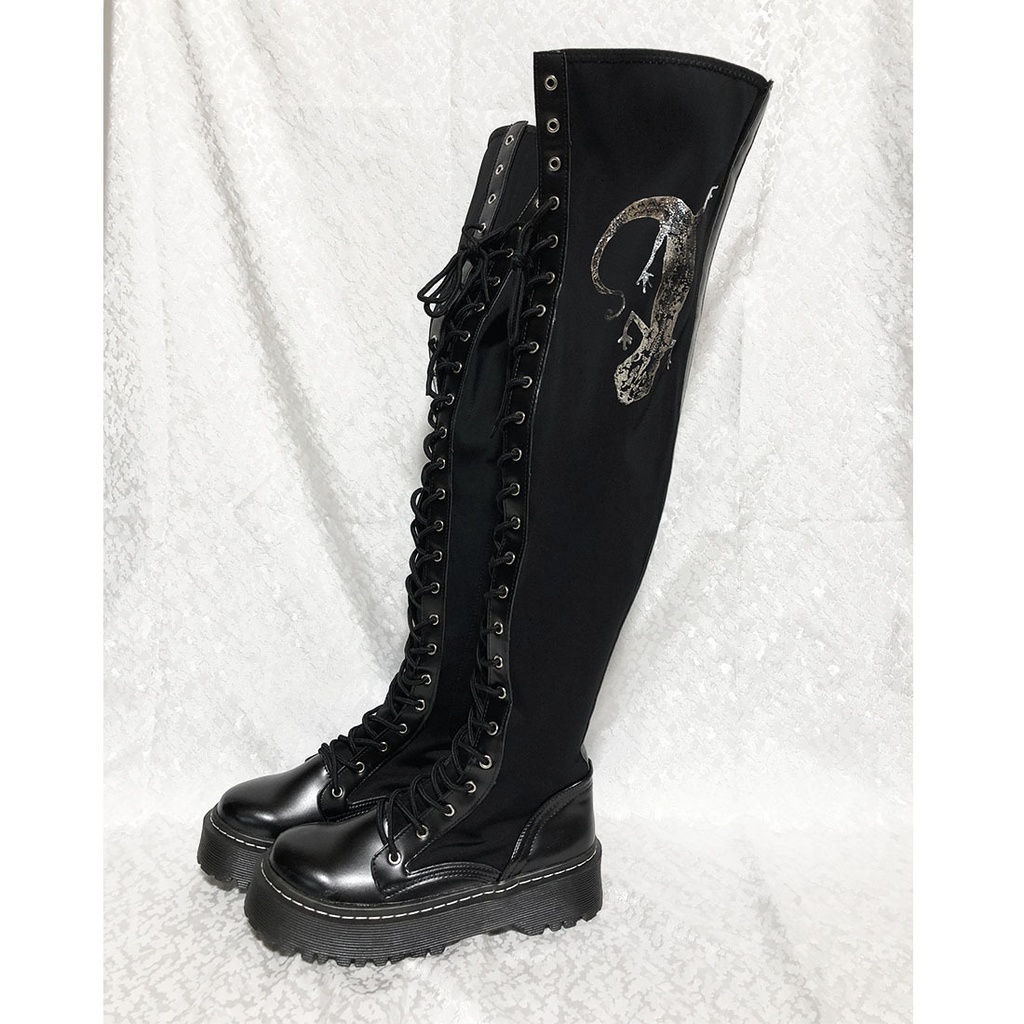 décadentismeニーハイロングブーツ