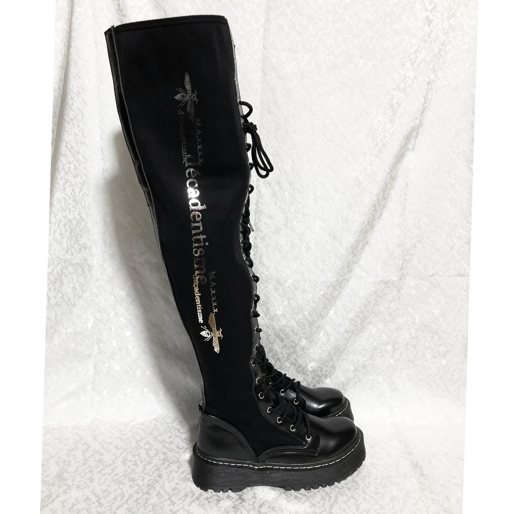 décadentismeニーハイロングブーツ