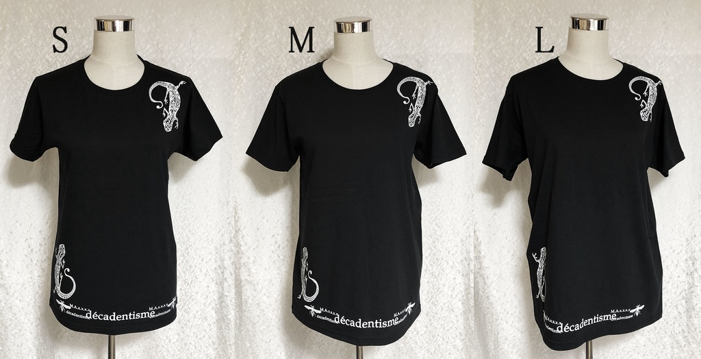 ヤモリシンプルTシャツ