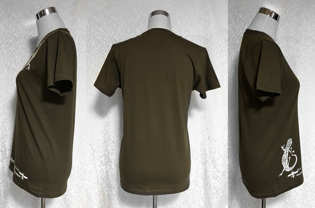 ヤモリシンプルTシャツ