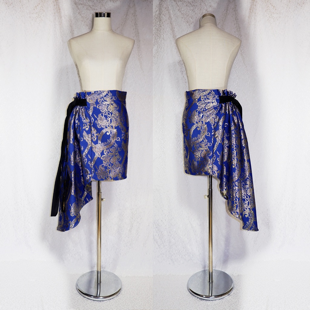 ジャガードRibbonのフィッシュテールスカート