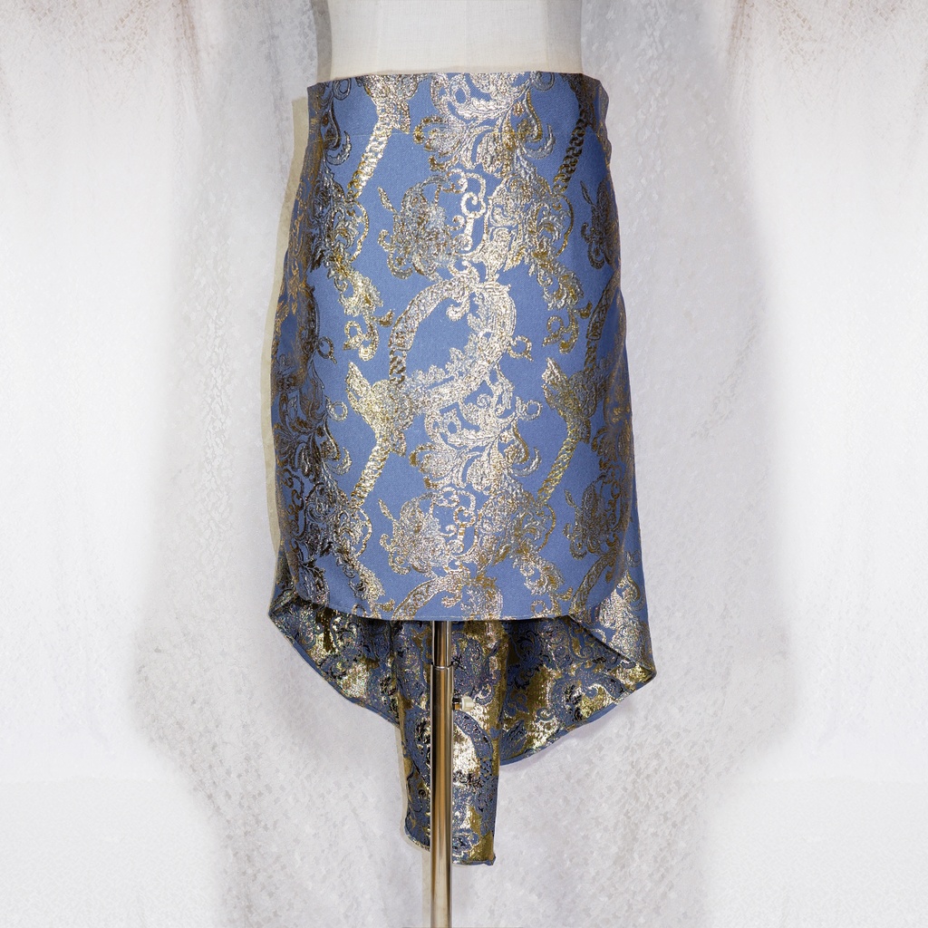 ジャガードRibbonのフィッシュテールスカート