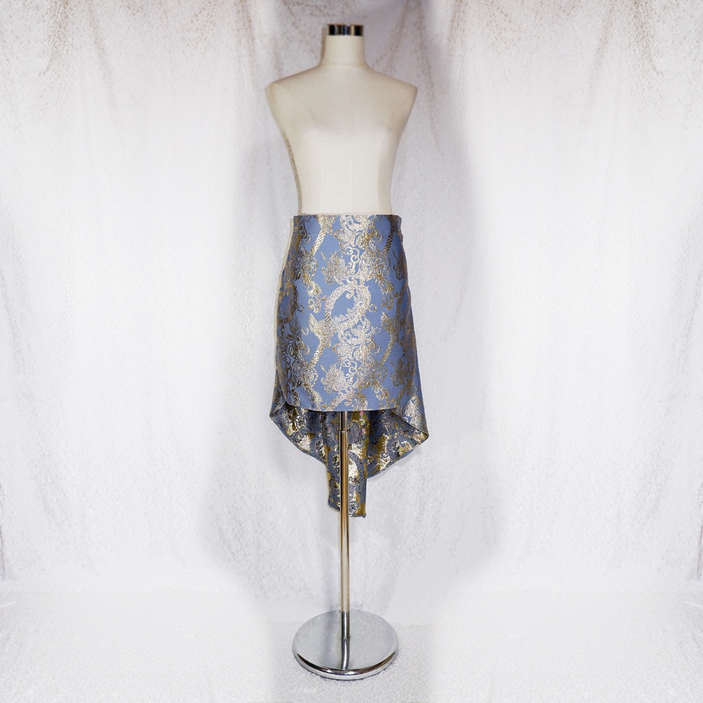 ジャガードRibbonのフィッシュテールスカート