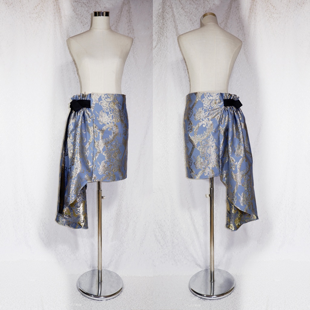 ジャガードRibbonのフィッシュテールスカート