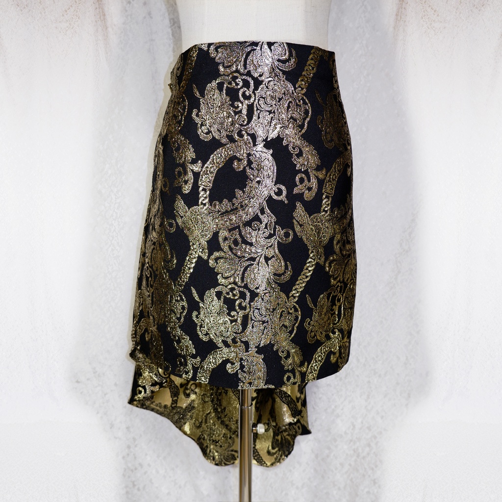 ジャガードRibbonのフィッシュテールスカート