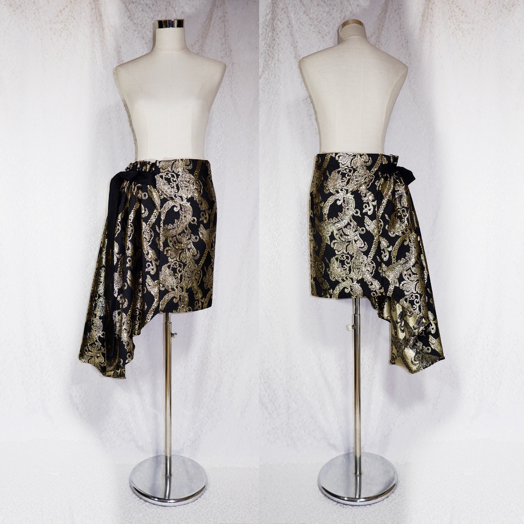 ジャガードRibbonのフィッシュテールスカート