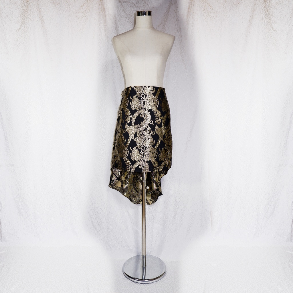 ジャガードRibbonのフィッシュテールスカート