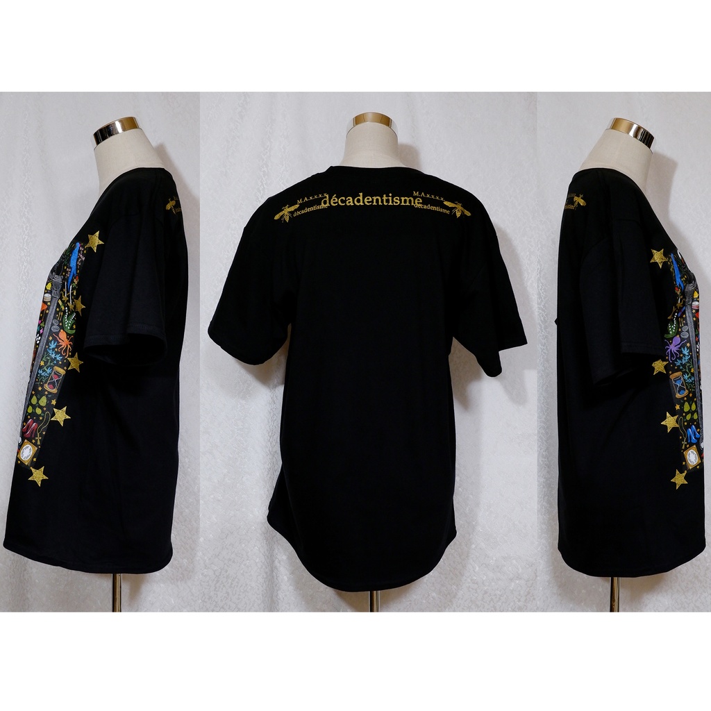 おめかしくろねこのTシャツ