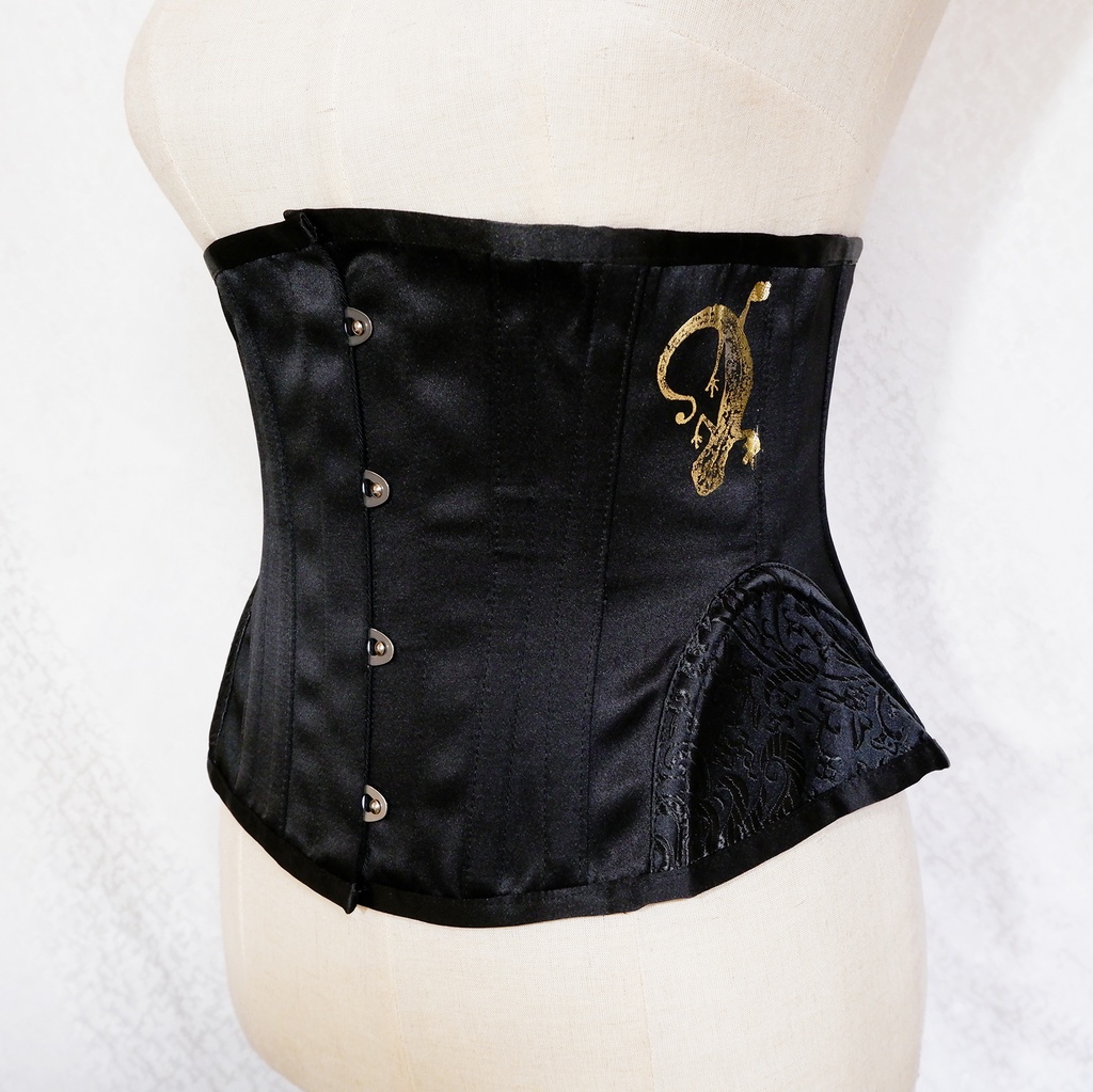 金箔ヤモリのミドルコルセット【S】