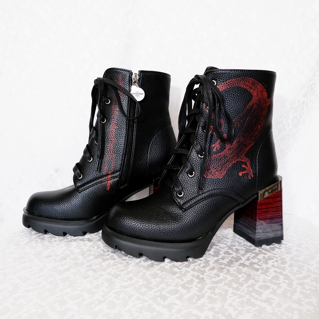 REDヤモリのショートブーツ