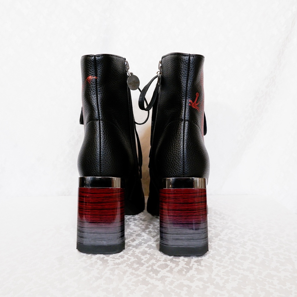 REDヤモリのショートブーツ