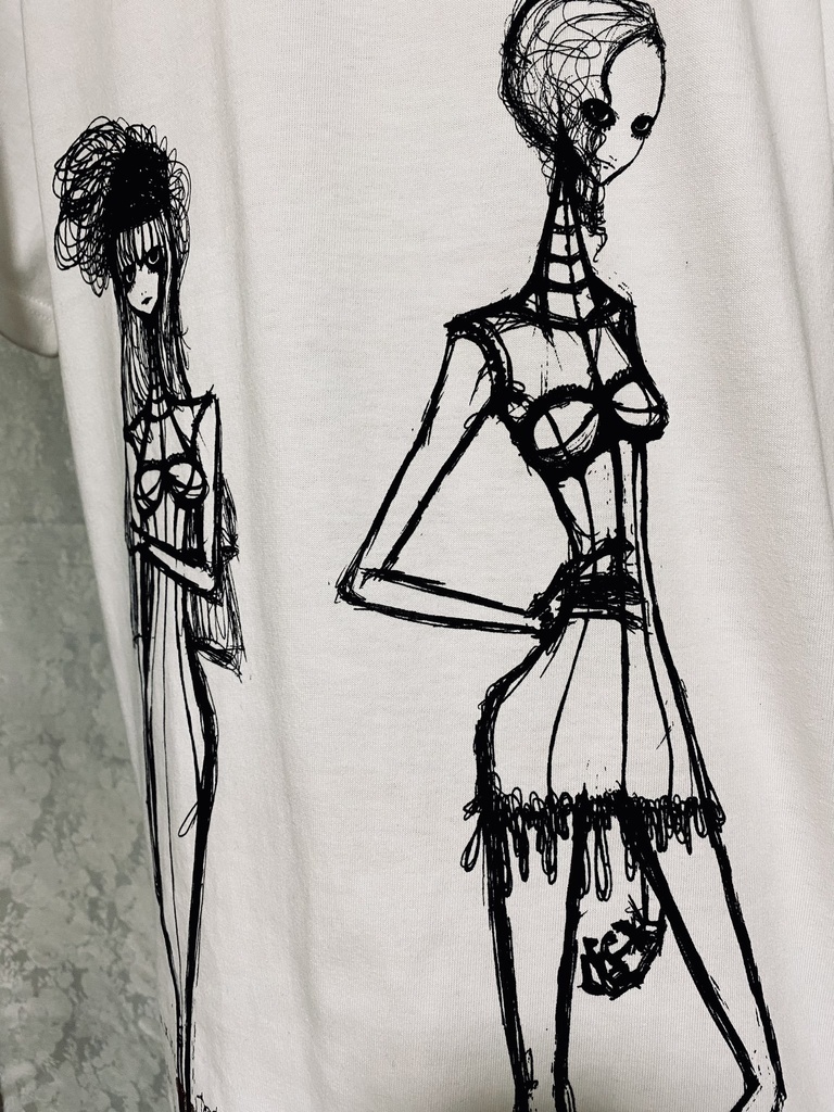 décadentisme-fille-Tシャツ