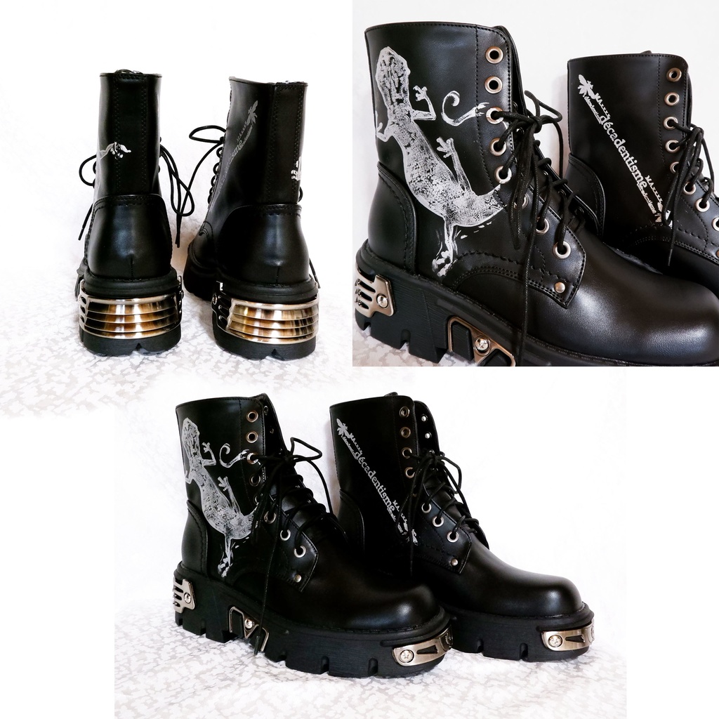 銀ヤモリのバイブーツ