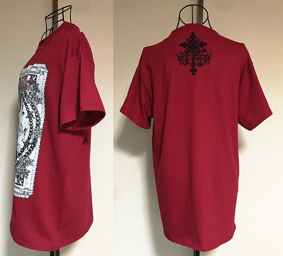 espiéglerie-いたずら-Tシャツ【カーディナルレッド:M・L・XL】