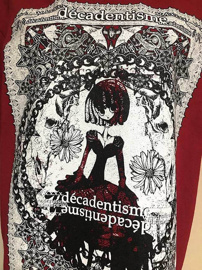 espiéglerie-いたずら-Tシャツ【カーディナルレッド:M・L・XL】