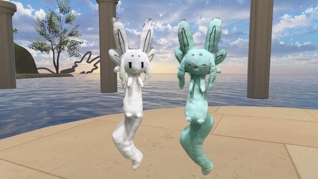 フレンドぷらっしゅ ムルルぬいぐるみ フォトグラメトリ3Dモデル