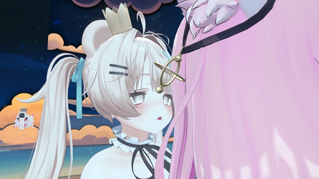 【Milfy】【MA対応】《Multi-Emotion Kiss Animation System》- VRChat用 3種類の感情の三段キス表情アニメーション機能