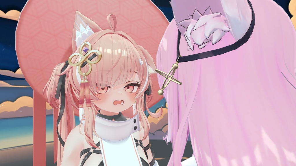 【ICHIGO】【MA対応】《Multi-Emotion Kiss Animation System》- VRChat用 3種類の感情の三段キス表情アニメーション機能