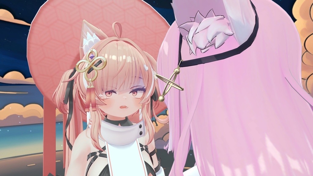 【ICHIGO】【MA対応】《Multi-Emotion Kiss Animation System》- VRChat用 3種類の感情の三段キス表情アニメーション機能