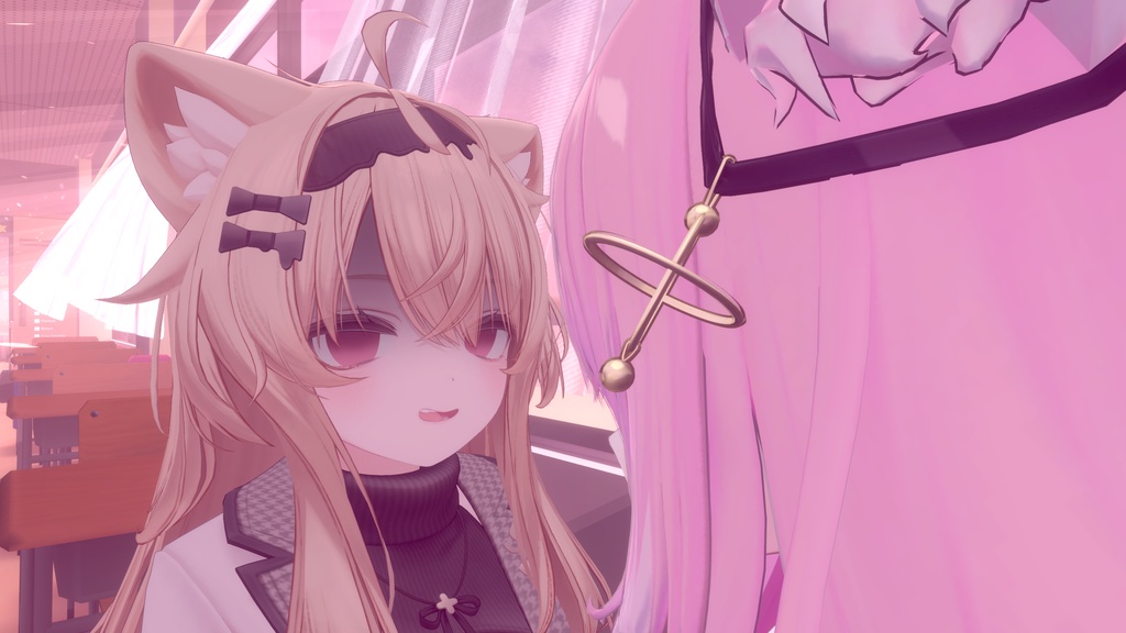 【Eku】【MA対応】《Multi-Emotion Kiss Animation System》- VRChat用 3種類の感情の三段キス表情アニメーション機能