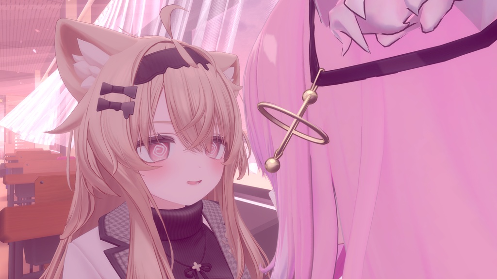 【Eku】【MA対応】《Multi-Emotion Kiss Animation System》- VRChat用 3種類の感情の三段キス表情アニメーション機能