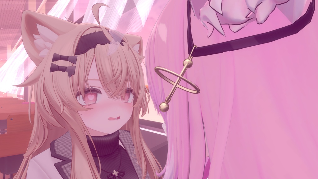 【Eku】【MA対応】《Multi-Emotion Kiss Animation System》- VRChat用 3種類の感情の三段キス表情アニメーション機能