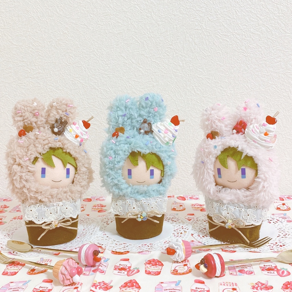 カップケーキうさぎさん