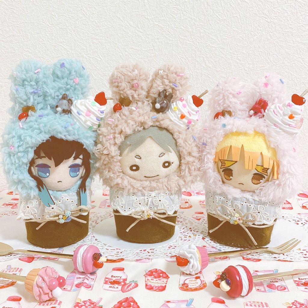 カップケーキうさぎさん