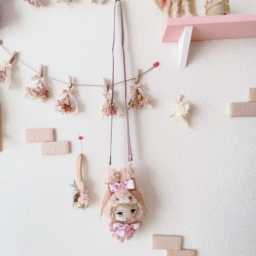 【16cm】チェーン付きうさぎさん