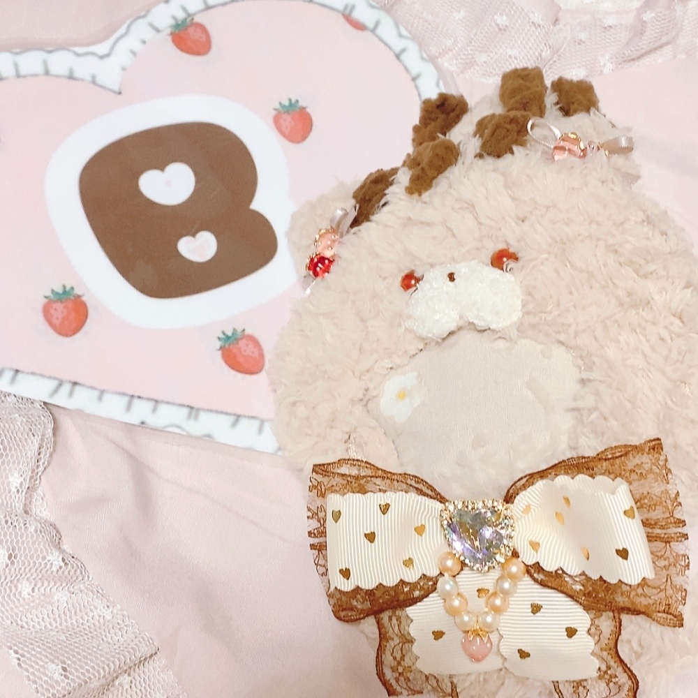 【16cm】いちごリスさんの着ぐるみ