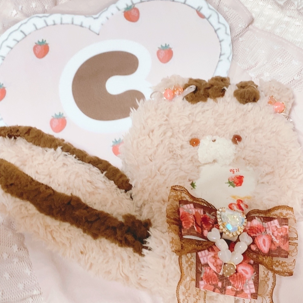 【16cm】いちごリスさんの着ぐるみ