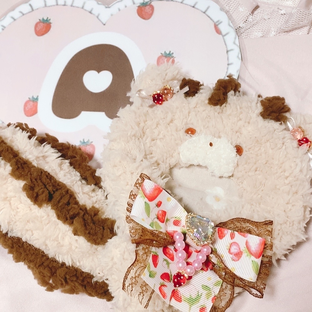 【16cm】いちごリスさんの着ぐるみ