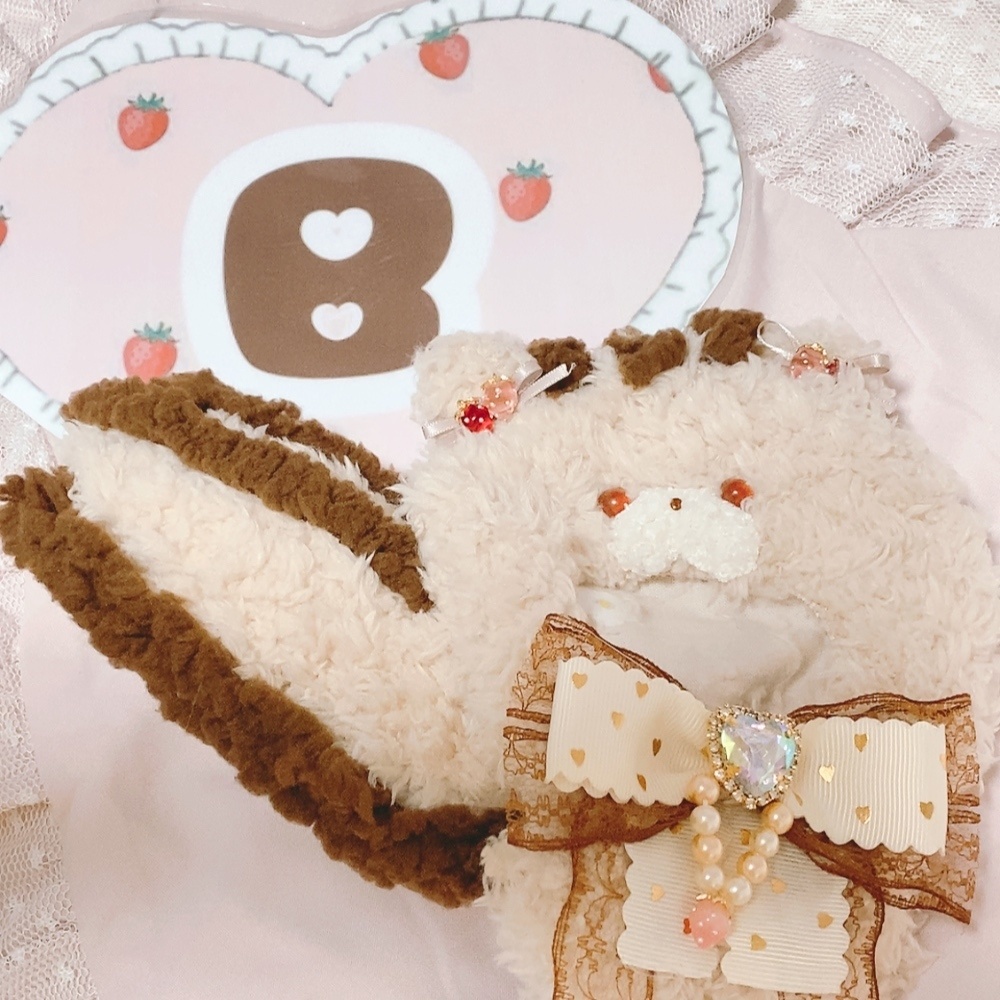 【16cm】いちごリスさんの着ぐるみ