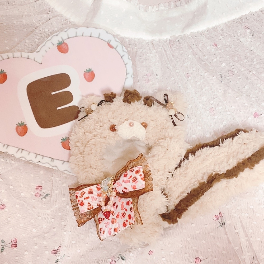 【16cm】いちごリスさんの着ぐるみ