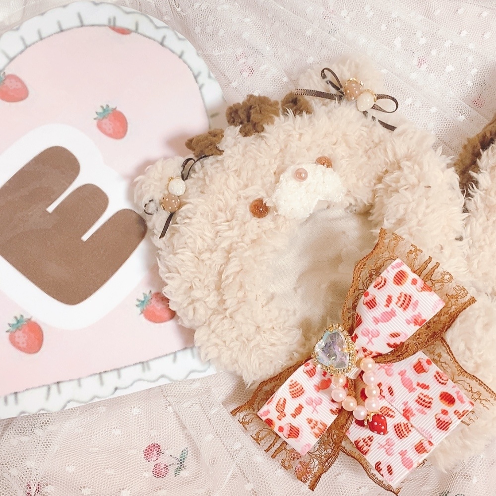 【16cm】いちごリスさんの着ぐるみ