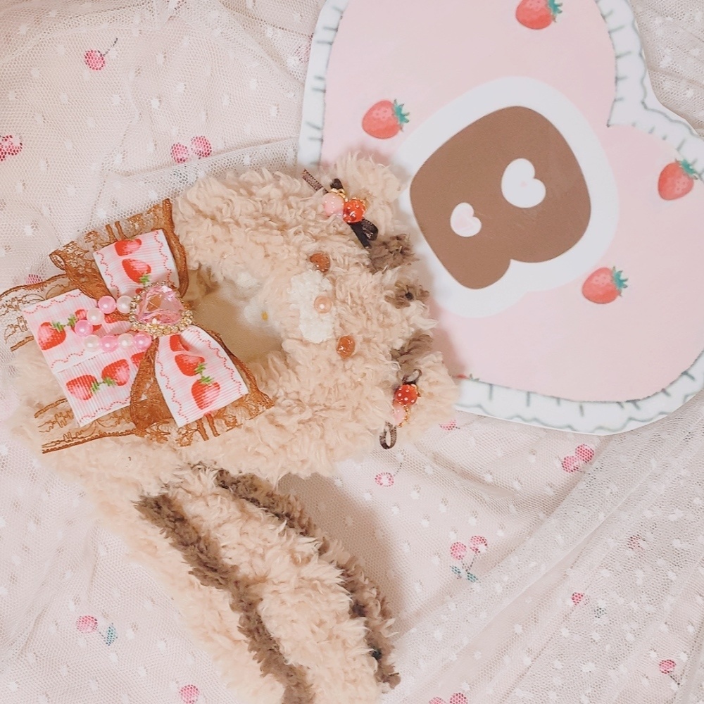 ちびぐるみサイズ いちごリスさんの着ぐるみ