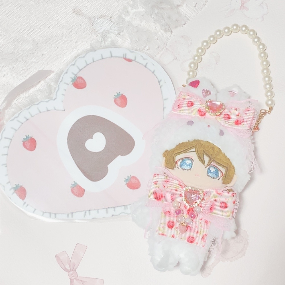 14cm チャーム付きうさぎさん