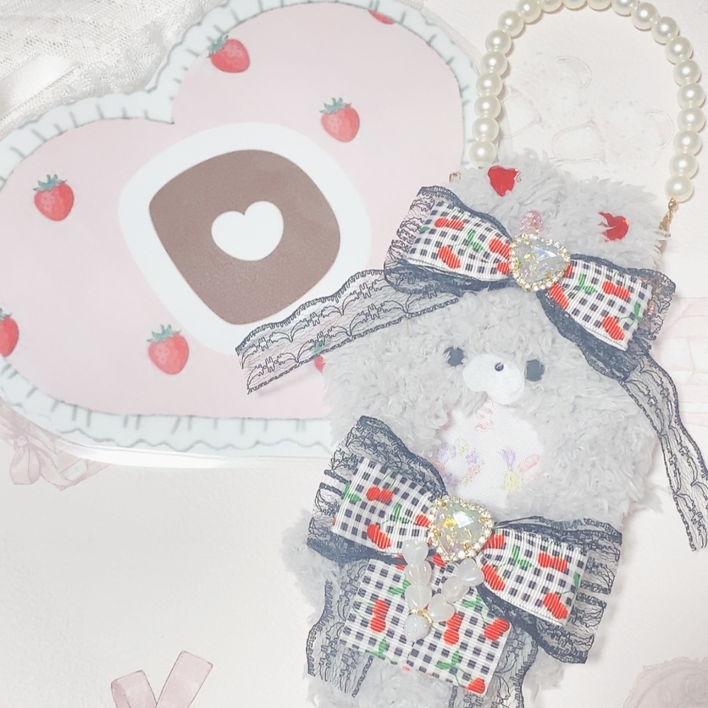 14cm チャーム付きうさぎさん