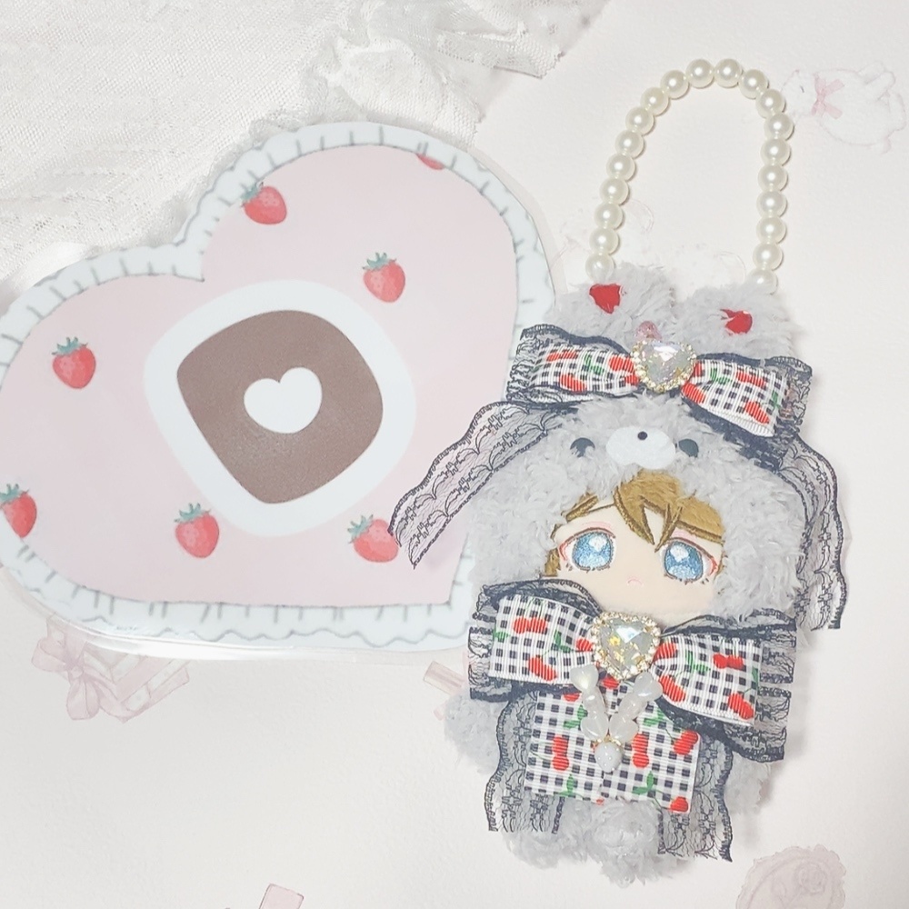 14cm チャーム付きうさぎさん