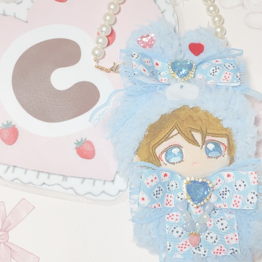 14cm チャーム付きうさぎさん