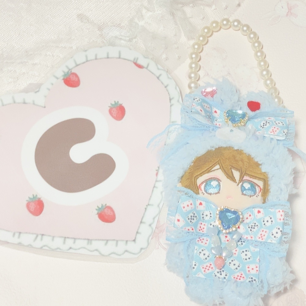 14cm チャーム付きうさぎさん