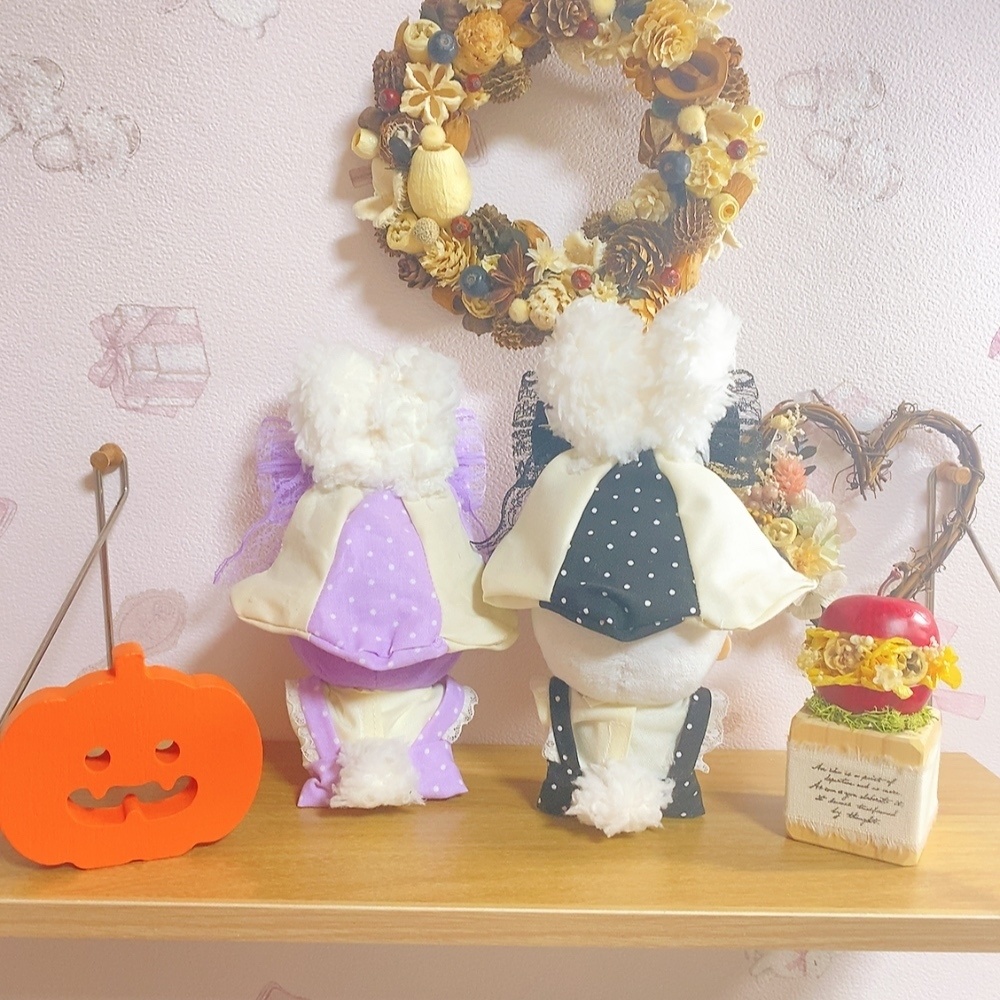 うさぎさんサロペット&帽子