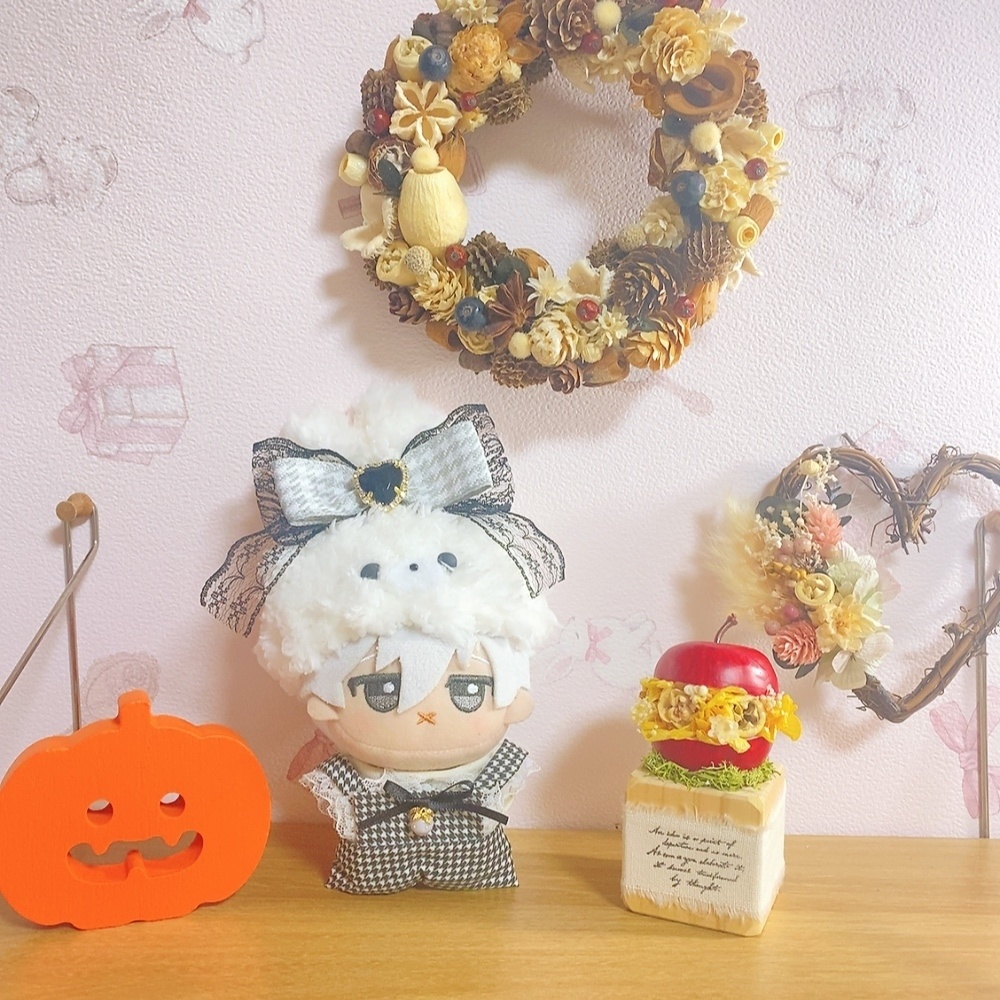 うさぎさんサロペット＆モコモコ帽子