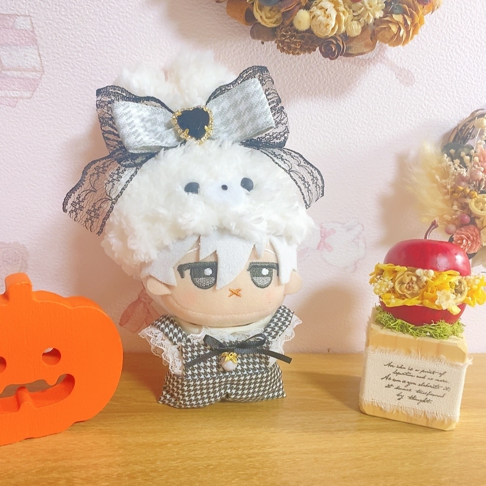 うさぎさんサロペット&モコモコ帽子